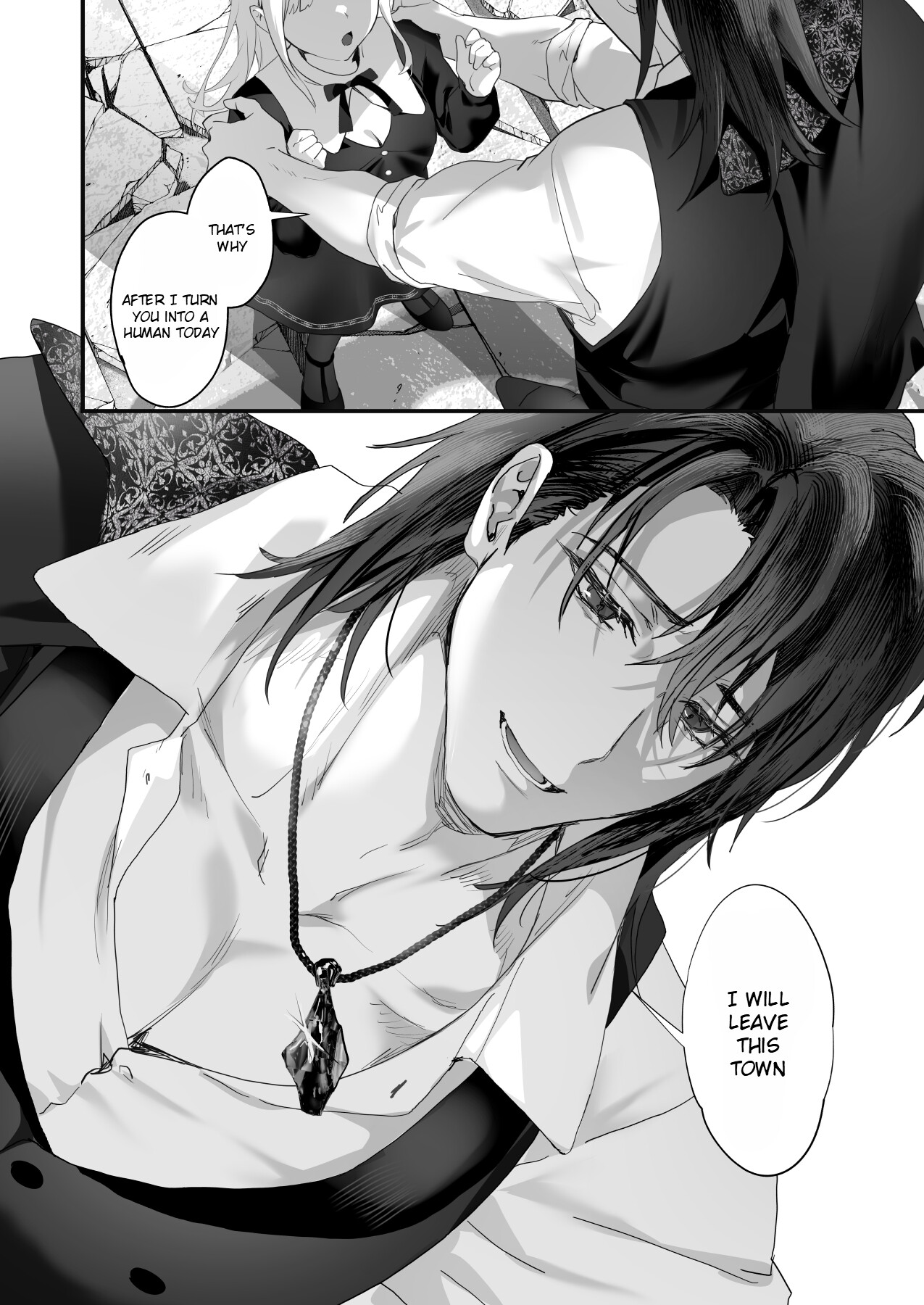 Hentai Manga Comic-A mysterious exorcist falls in love with a reincarnated succubus and risks his life-Read-119